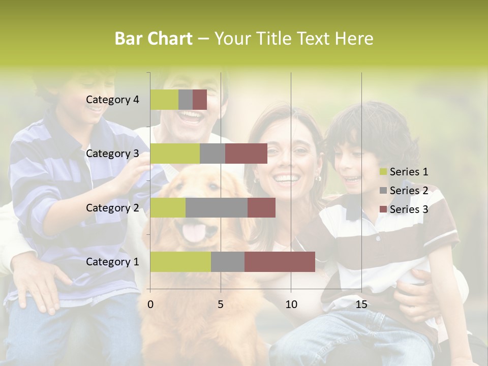 Cheerful Mother Casual PowerPoint Template