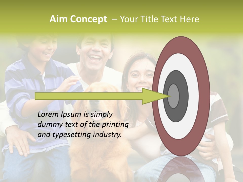 Cheerful Mother Casual PowerPoint Template