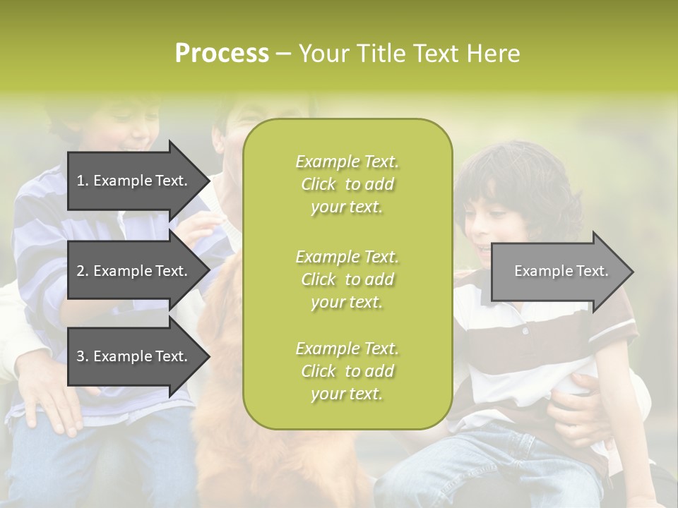 Cheerful Mother Casual PowerPoint Template