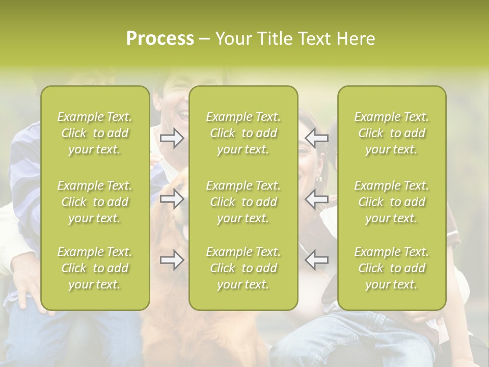 Cheerful Mother Casual PowerPoint Template
