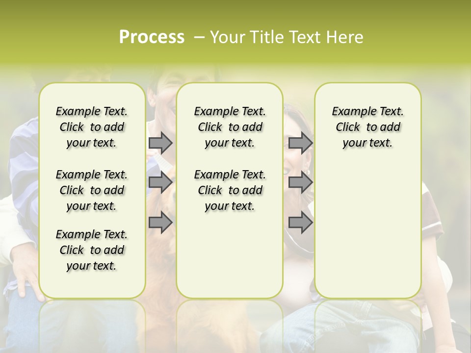 Cheerful Mother Casual PowerPoint Template