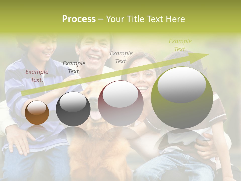 Cheerful Mother Casual PowerPoint Template