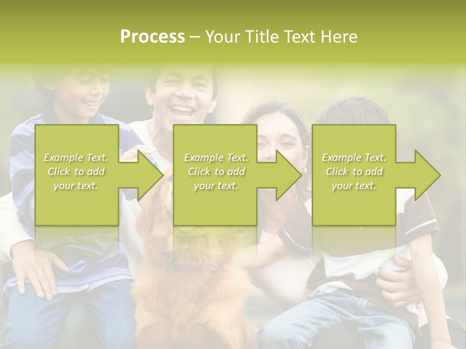 Cheerful Mother Casual PowerPoint Template