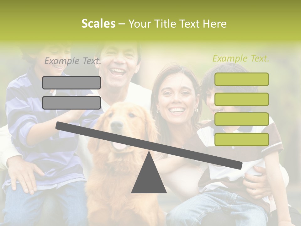 Cheerful Mother Casual PowerPoint Template