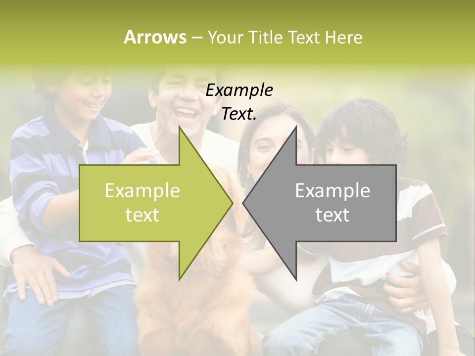 Cheerful Mother Casual PowerPoint Template