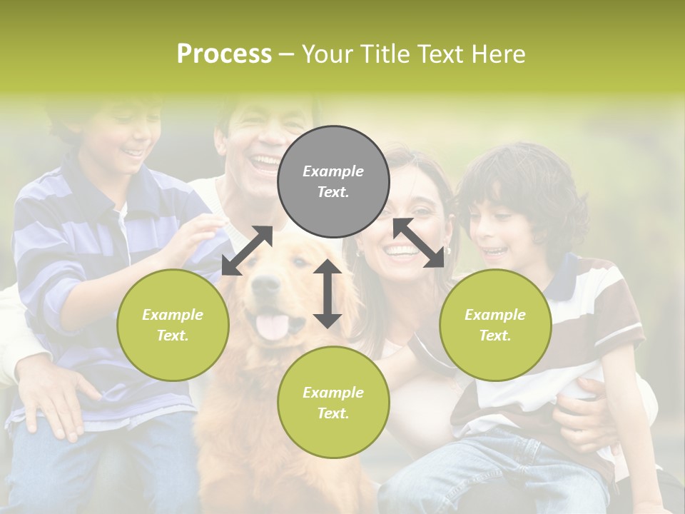 Cheerful Mother Casual PowerPoint Template