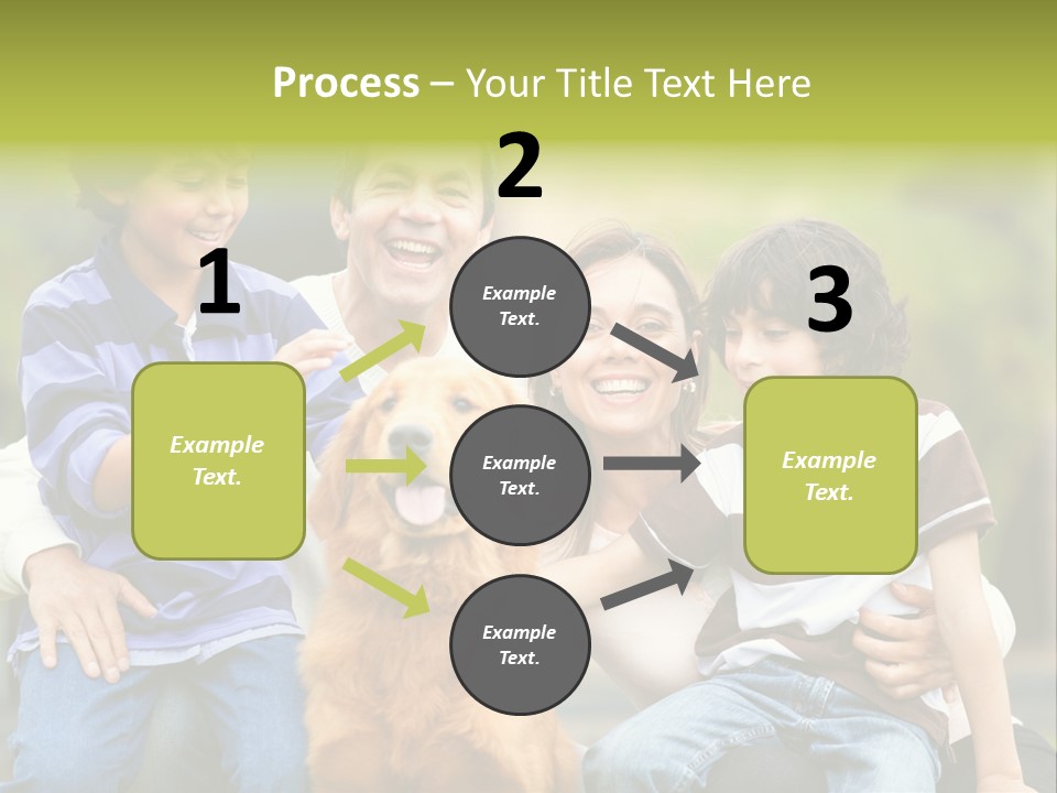 Cheerful Mother Casual PowerPoint Template