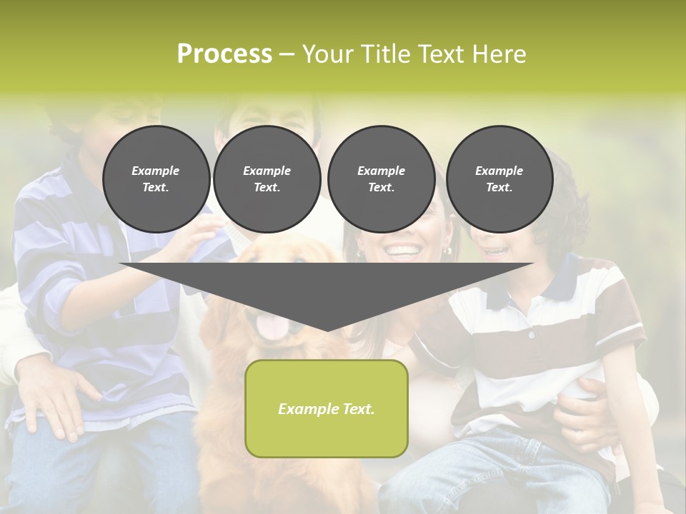 Cheerful Mother Casual PowerPoint Template