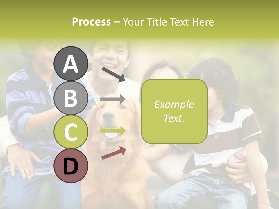 Cheerful Mother Casual PowerPoint Template