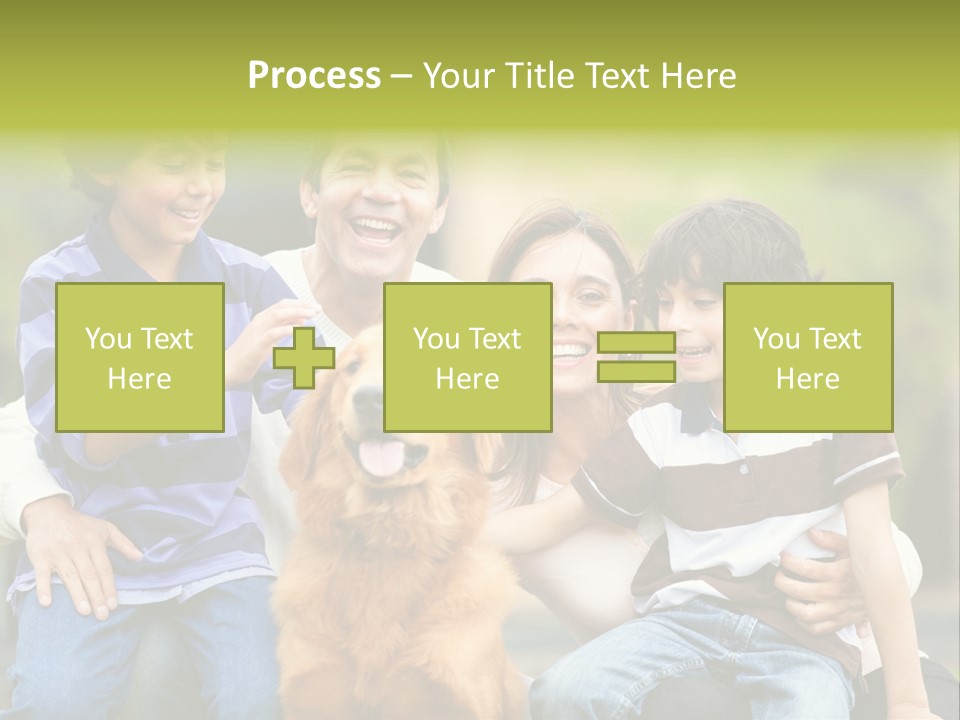 Cheerful Mother Casual PowerPoint Template