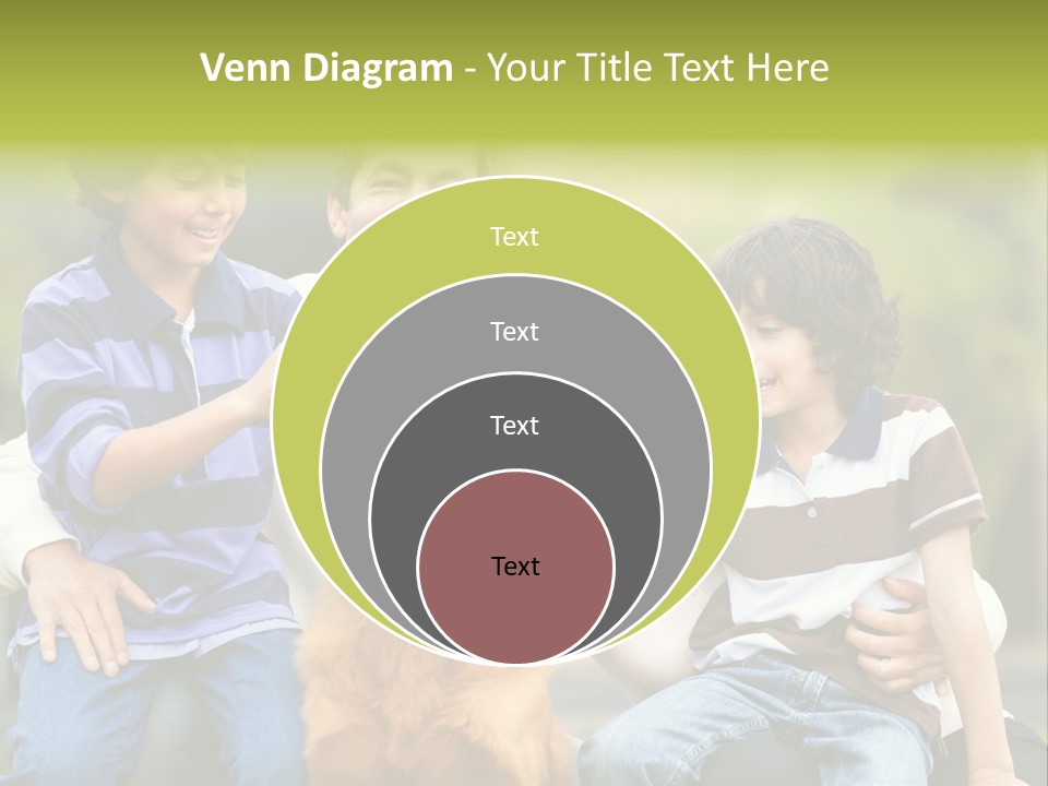 Cheerful Mother Casual PowerPoint Template