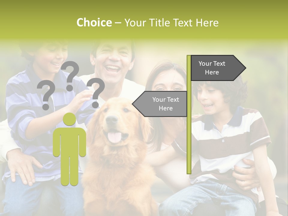 Cheerful Mother Casual PowerPoint Template