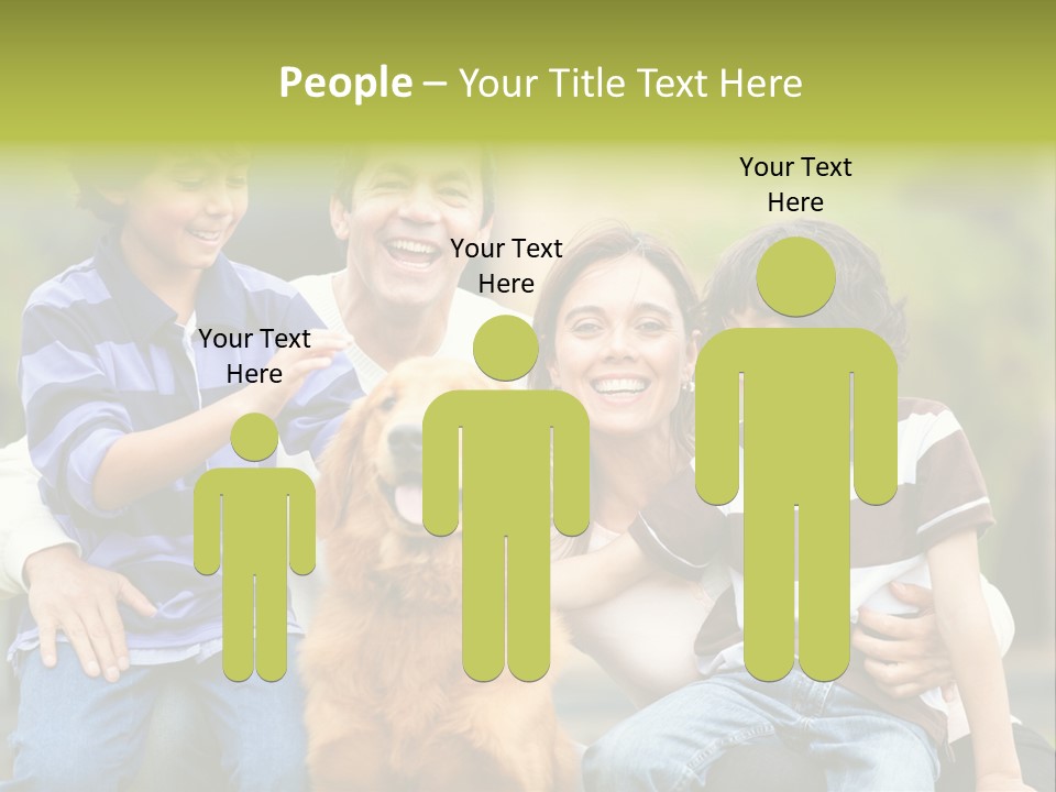 Cheerful Mother Casual PowerPoint Template