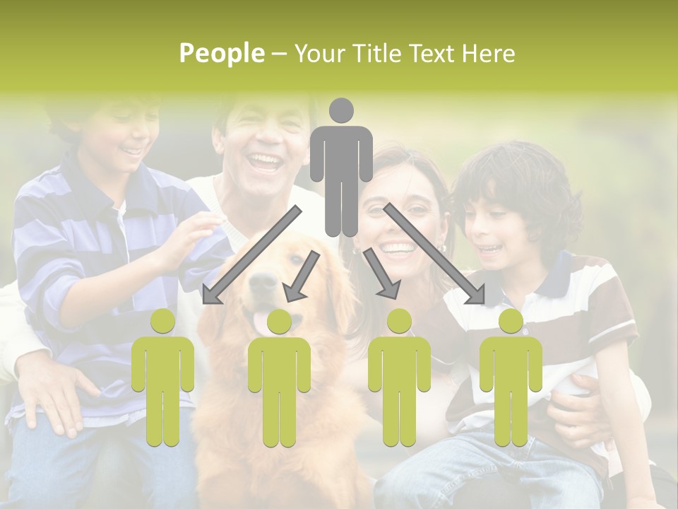 Cheerful Mother Casual PowerPoint Template