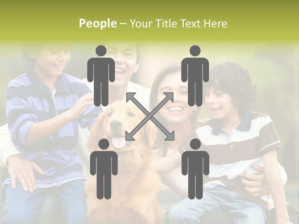 Cheerful Mother Casual PowerPoint Template