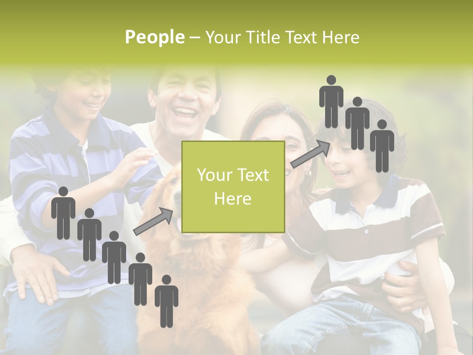 Cheerful Mother Casual PowerPoint Template