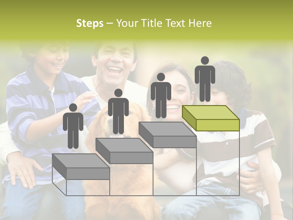 Cheerful Mother Casual PowerPoint Template