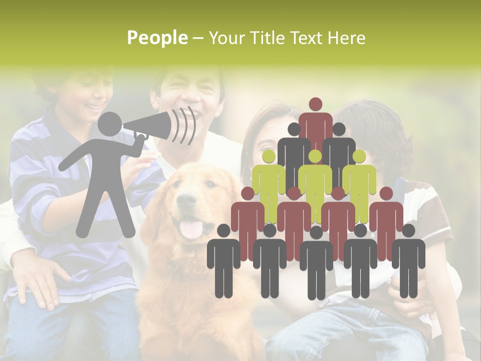 Cheerful Mother Casual PowerPoint Template