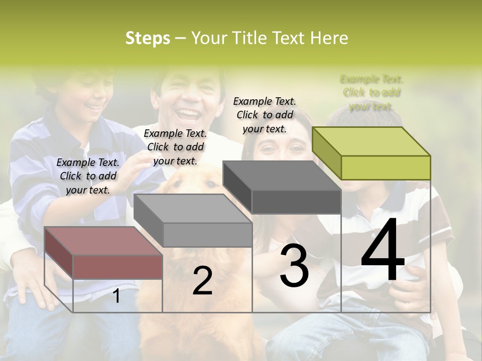 Cheerful Mother Casual PowerPoint Template