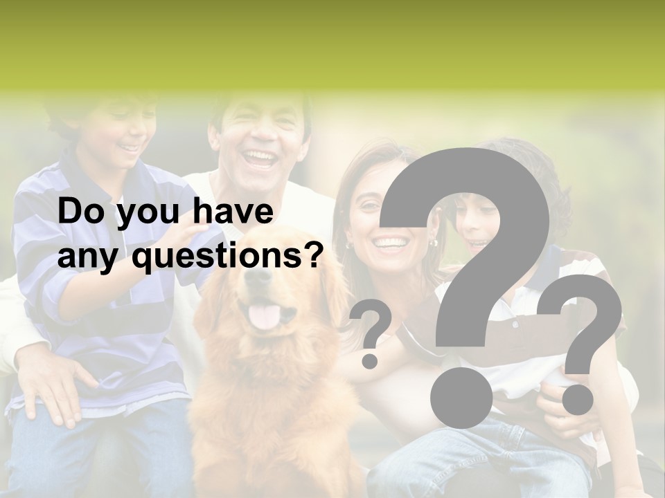 Cheerful Mother Casual PowerPoint Template