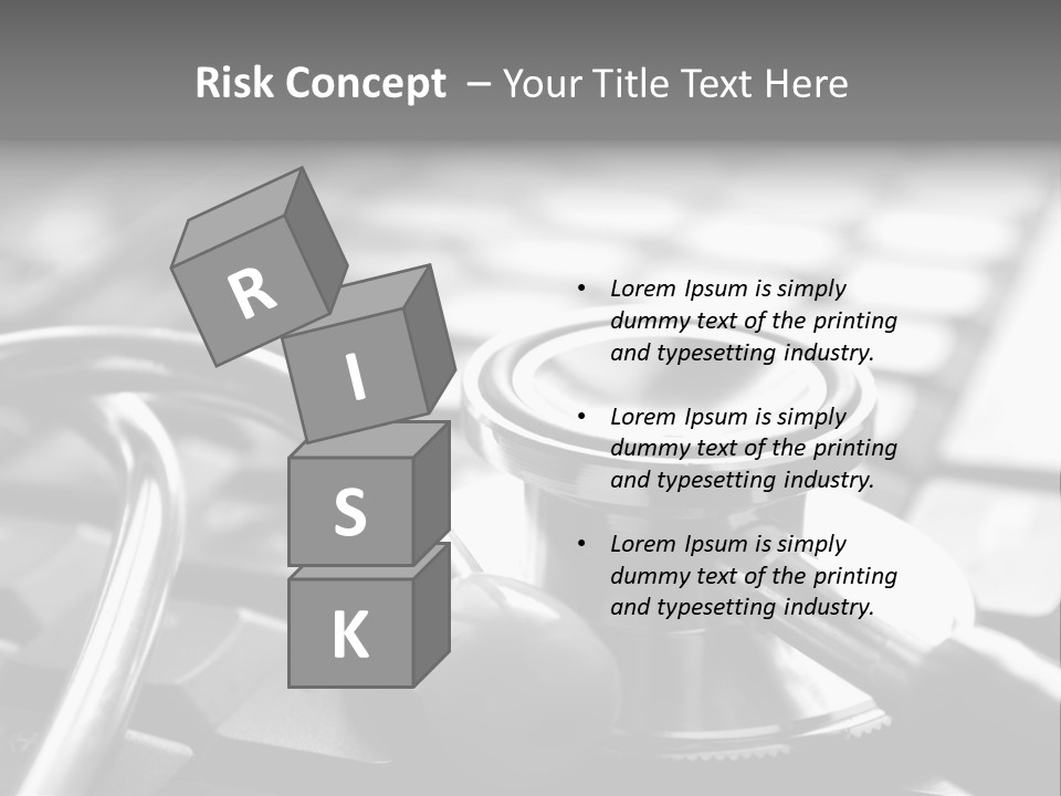 Silver Insurance Contemporary PowerPoint Template