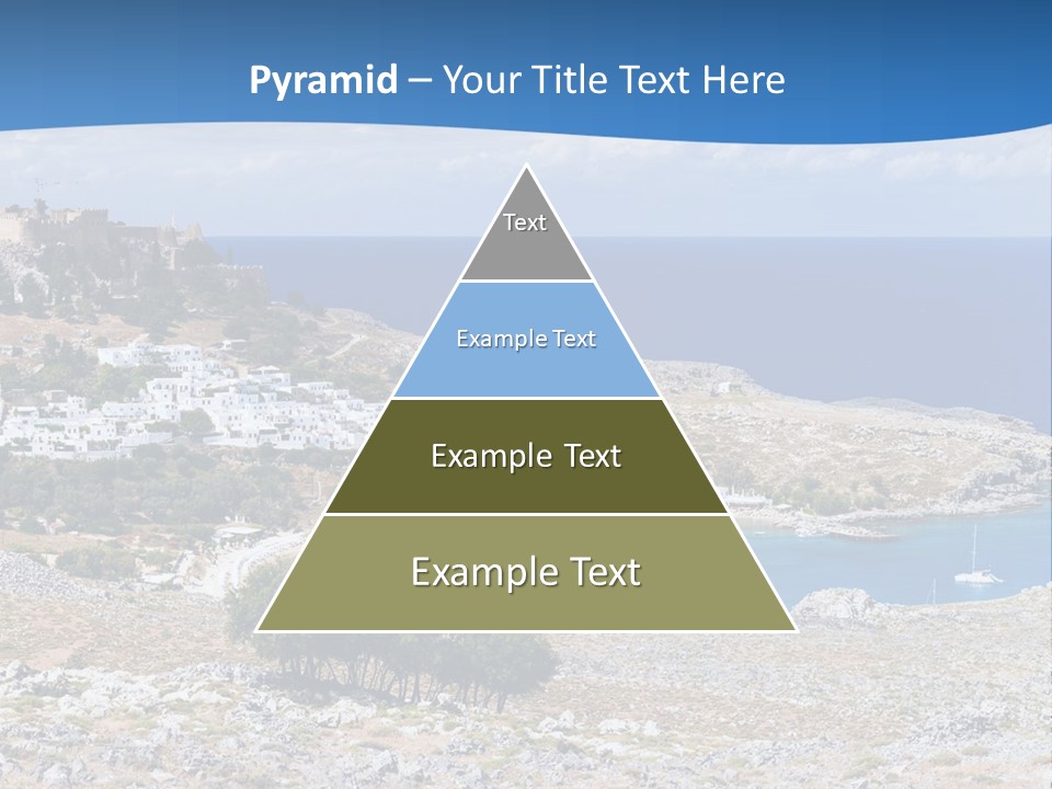 Outdoors Travel Destination Greece PowerPoint Template