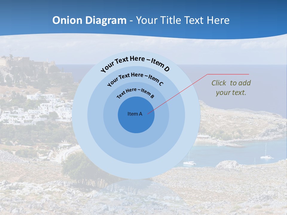 Outdoors Travel Destination Greece PowerPoint Template