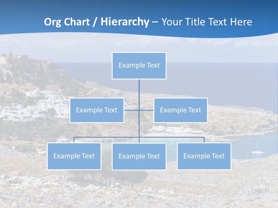 Outdoors Travel Destination Greece PowerPoint Template