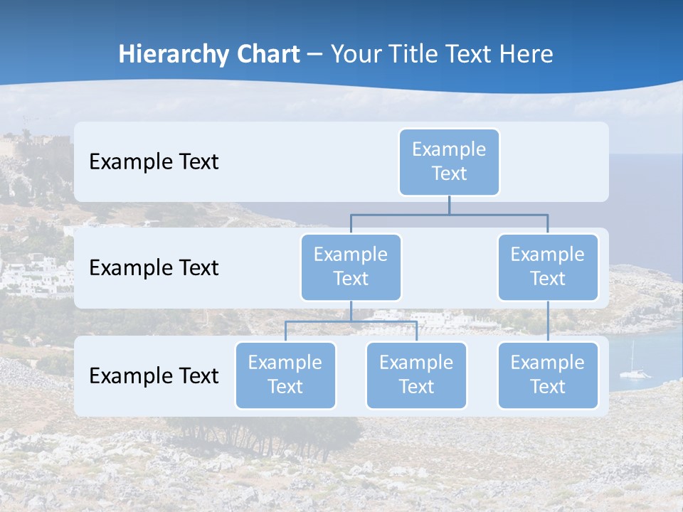 Outdoors Travel Destination Greece PowerPoint Template