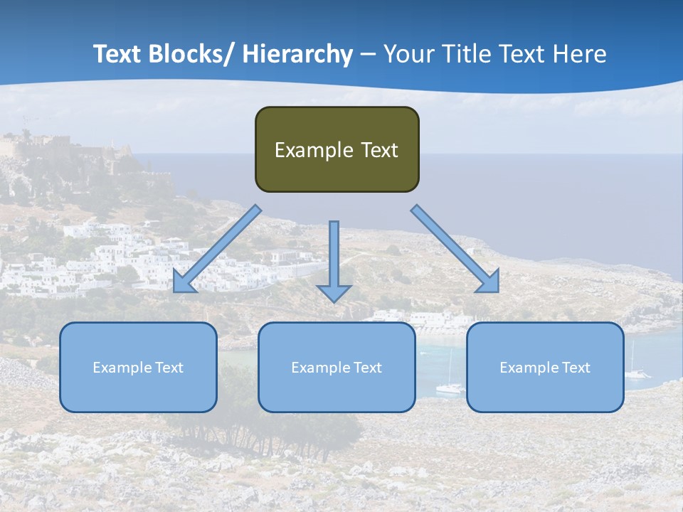 Outdoors Travel Destination Greece PowerPoint Template