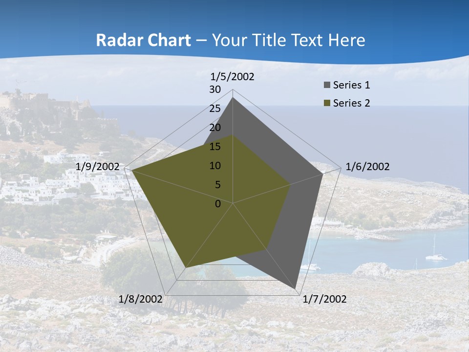 Outdoors Travel Destination Greece PowerPoint Template