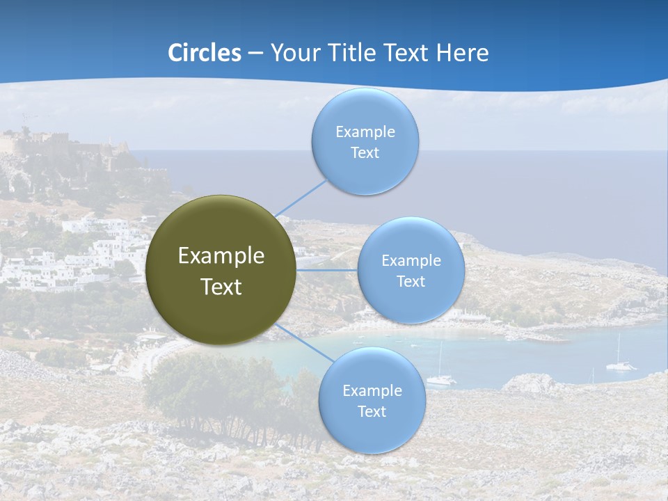 Outdoors Travel Destination Greece PowerPoint Template