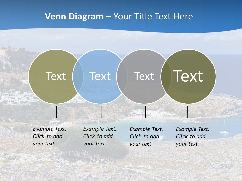 Outdoors Travel Destination Greece PowerPoint Template