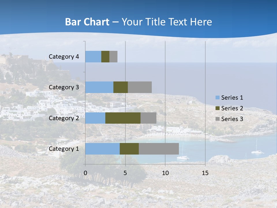Outdoors Travel Destination Greece PowerPoint Template