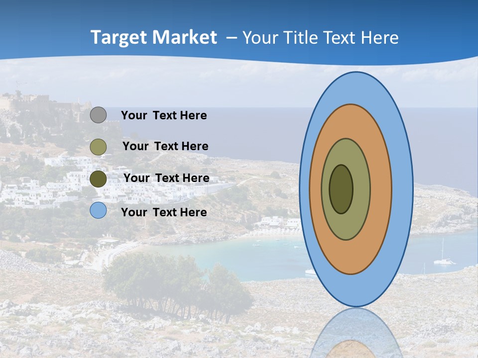 Outdoors Travel Destination Greece PowerPoint Template