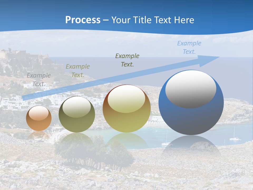 Outdoors Travel Destination Greece PowerPoint Template