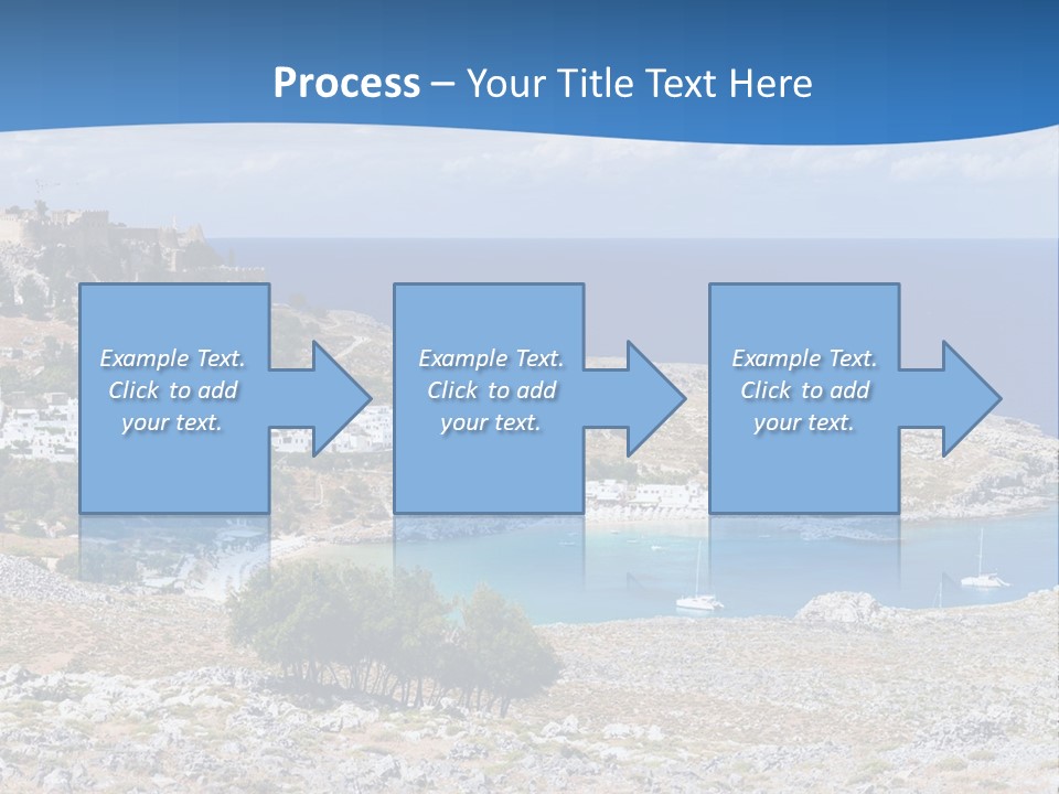 Outdoors Travel Destination Greece PowerPoint Template