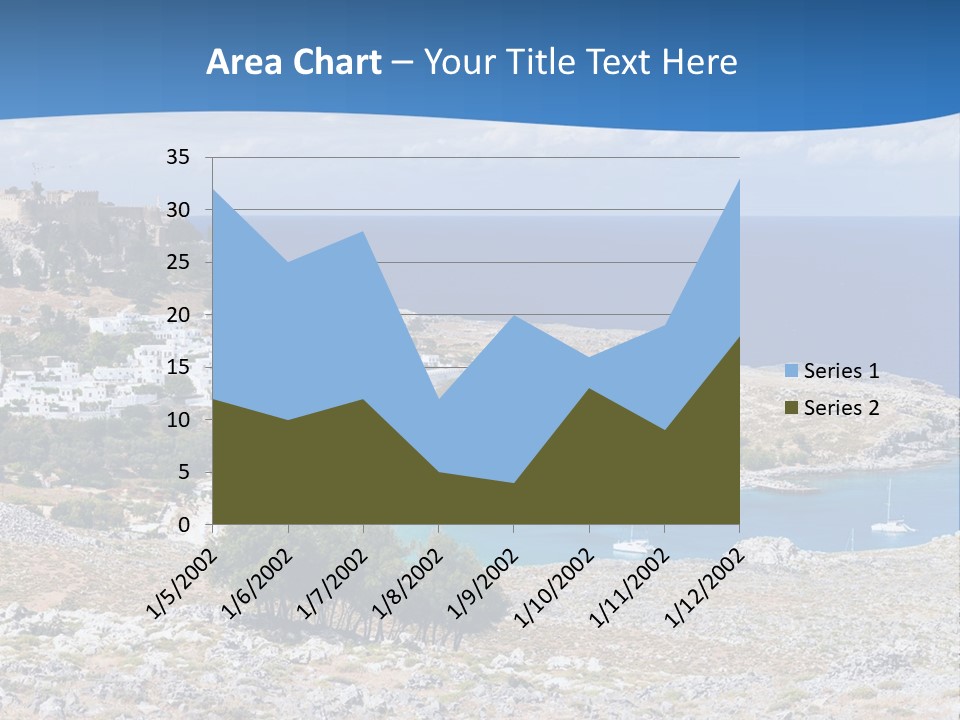 Outdoors Travel Destination Greece PowerPoint Template