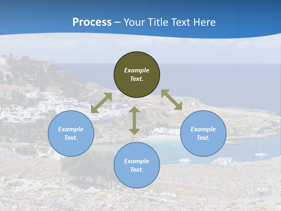 Outdoors Travel Destination Greece PowerPoint Template