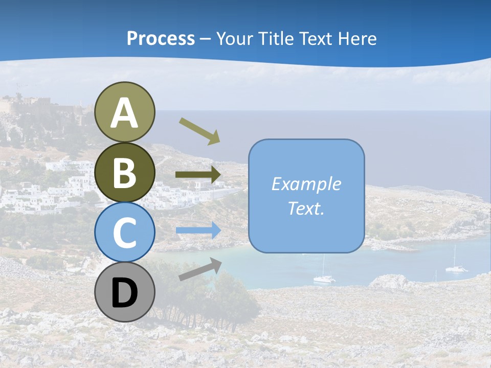 Outdoors Travel Destination Greece PowerPoint Template