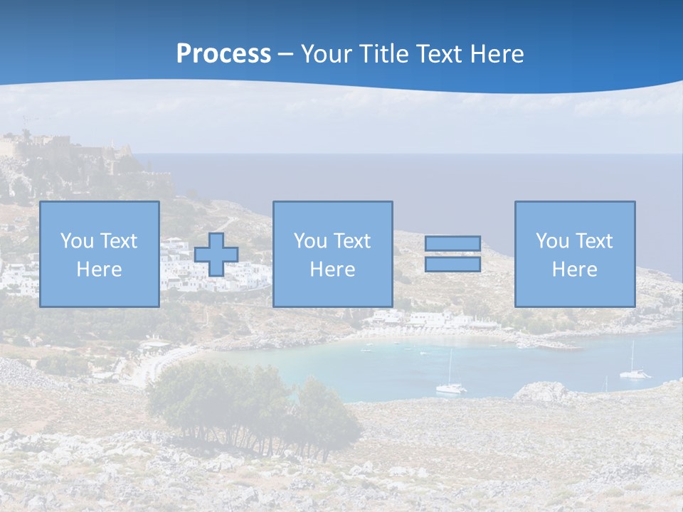 Outdoors Travel Destination Greece PowerPoint Template