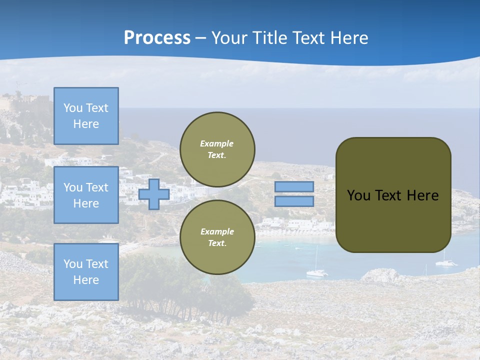 Outdoors Travel Destination Greece PowerPoint Template