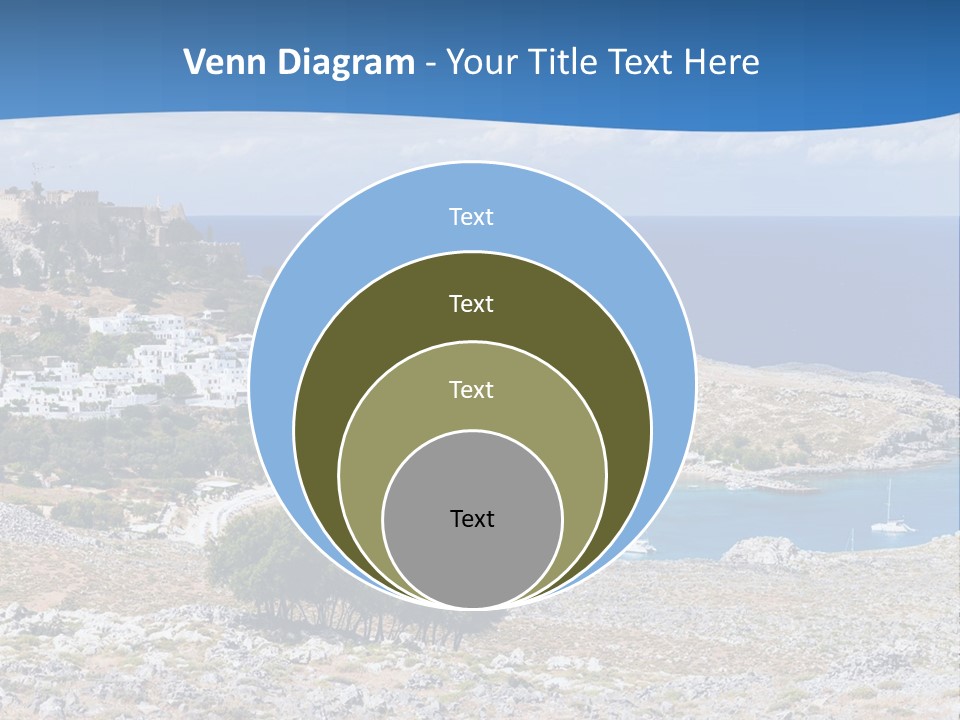 Outdoors Travel Destination Greece PowerPoint Template