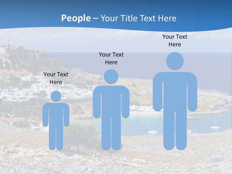 Outdoors Travel Destination Greece PowerPoint Template