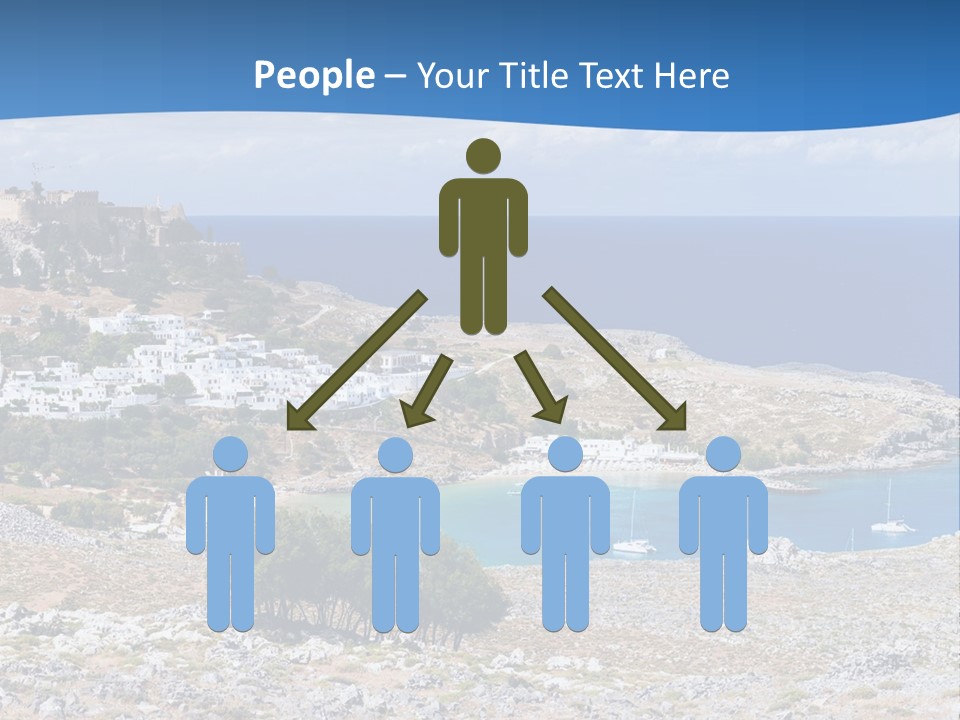 Outdoors Travel Destination Greece PowerPoint Template