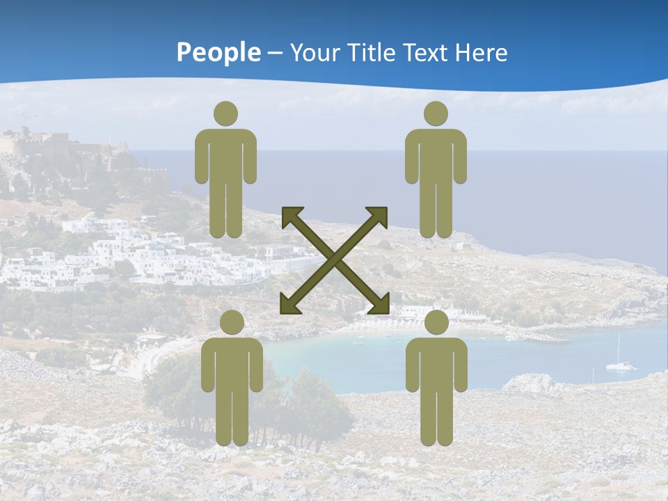 Outdoors Travel Destination Greece PowerPoint Template