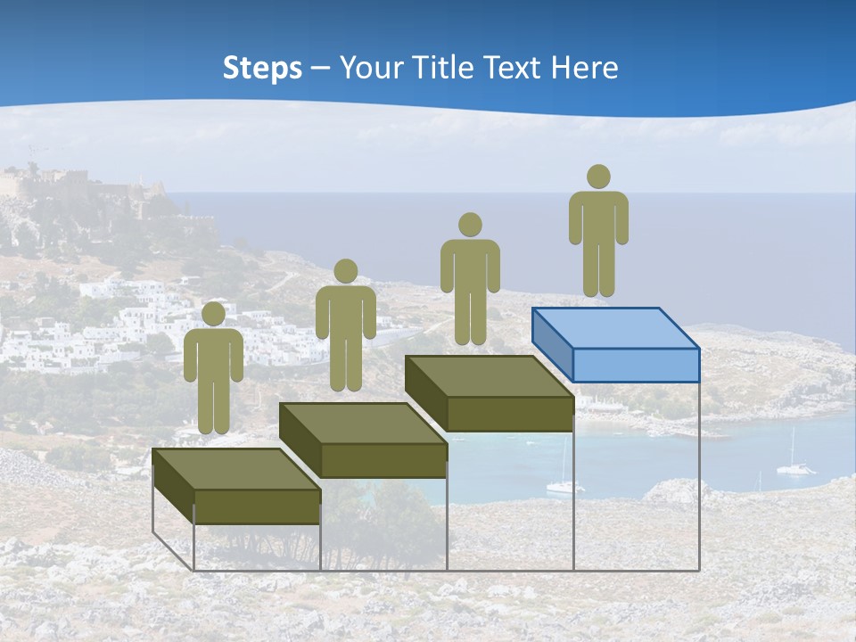 Outdoors Travel Destination Greece PowerPoint Template