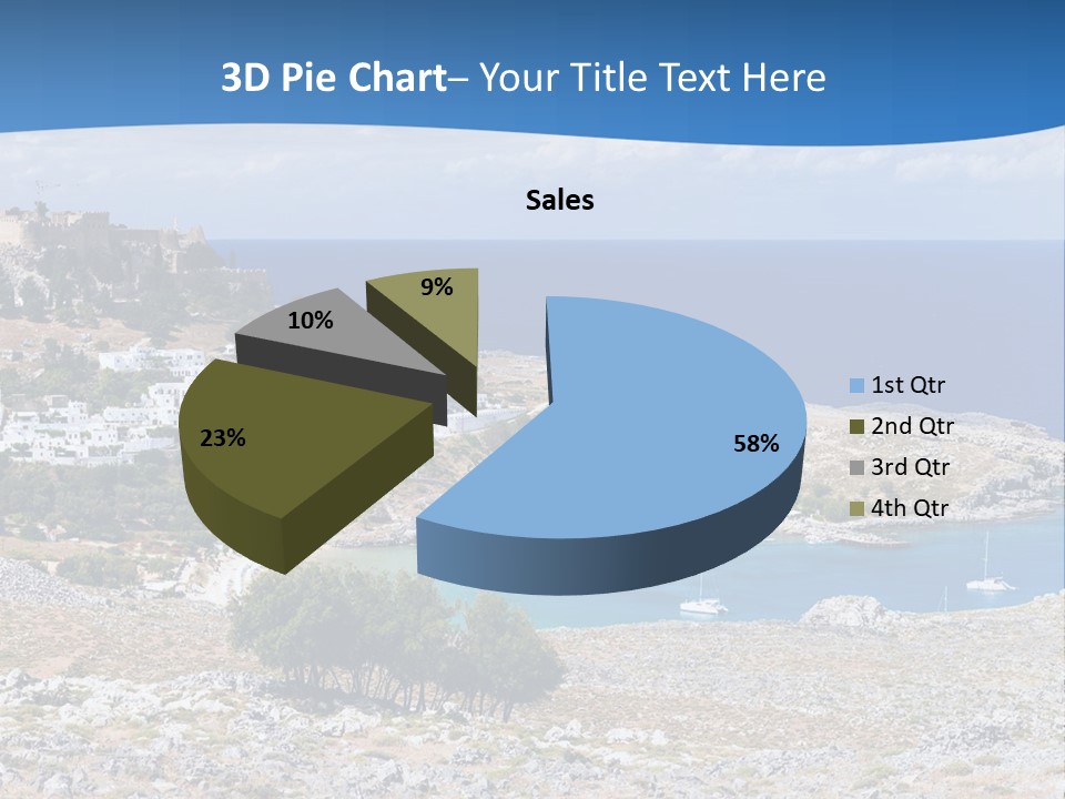 Outdoors Travel Destination Greece PowerPoint Template