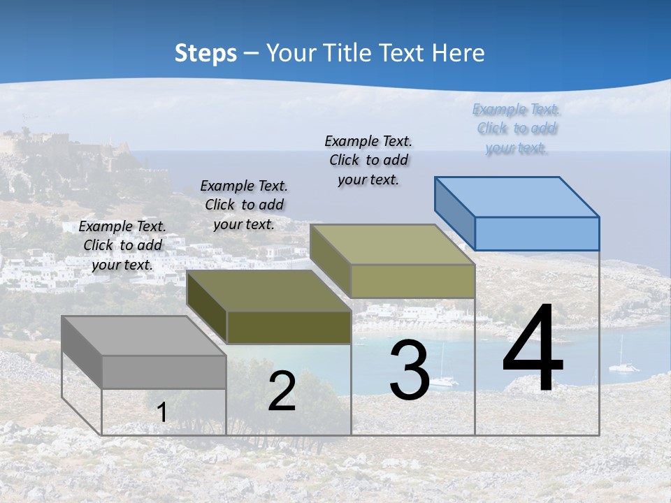 Outdoors Travel Destination Greece PowerPoint Template