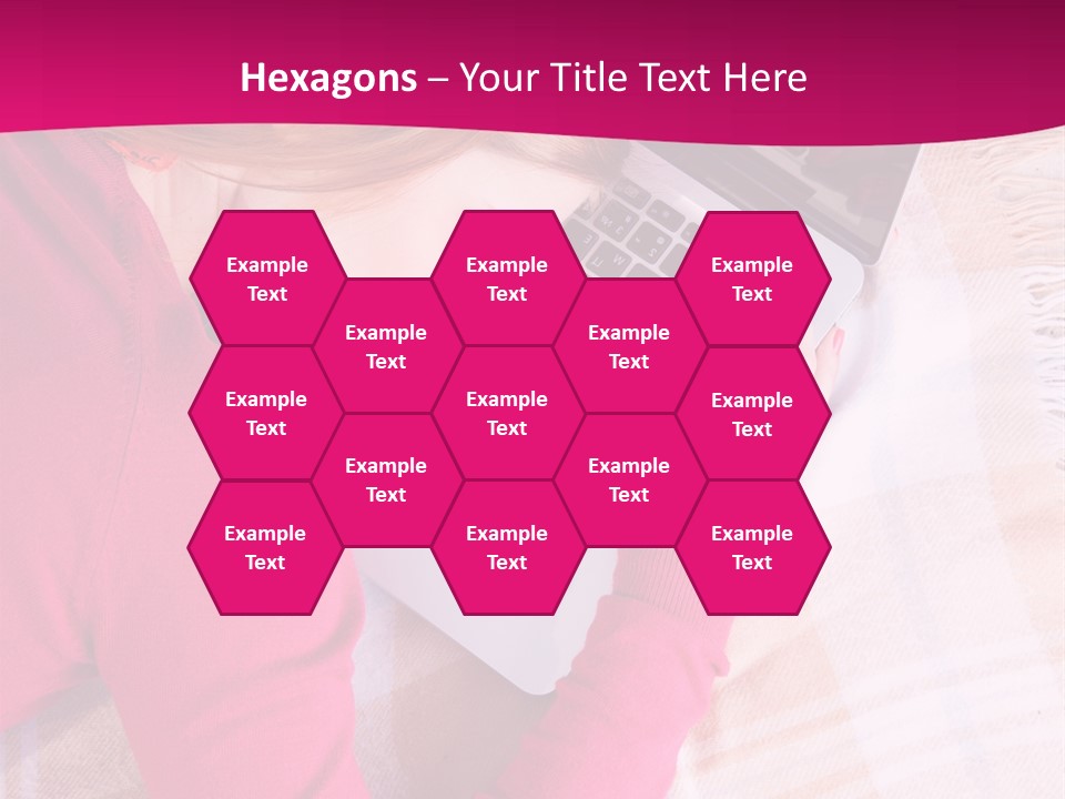 Laptop Casual Young PowerPoint Template